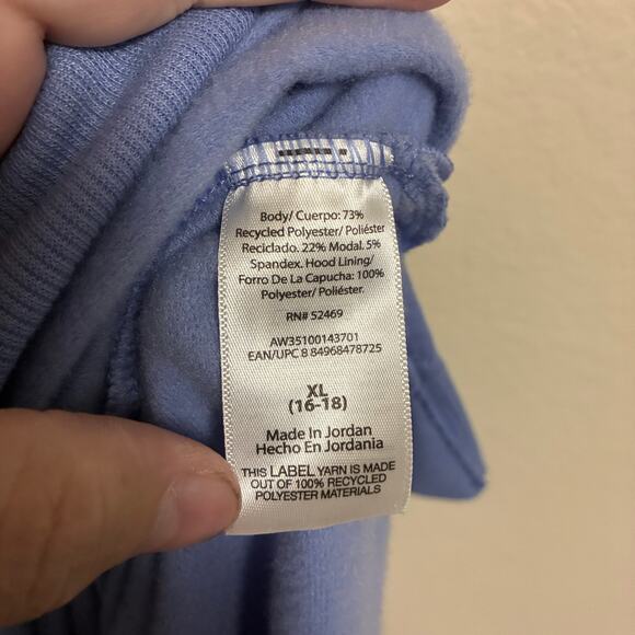 Athletic Works Perfect Peri Athletic Hoodie Womens Size XL (16/18) - Picture 7 of 9